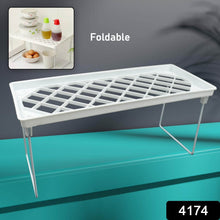 Folding Storage Organizer Stack Shelf Rack (1 Pc) - dailyneed.life