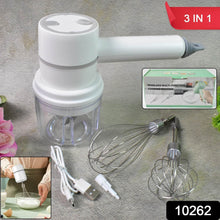 Hand Mixer Food Chopper Cordless 3 in 1 Electric Hand Mixer (1 Set) - dailyneed.life