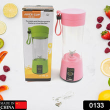 Multi-Purpose Portable USB Electric Juicer 6-Blades, Protein Shaker, Blender Mixer Cup (380 ML) - dailyneed.life