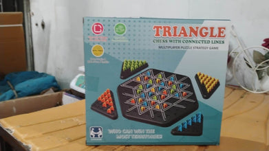 Strategic Triangle Color Matching Puzzle Board Game for Kids & Family - dailyneed.life