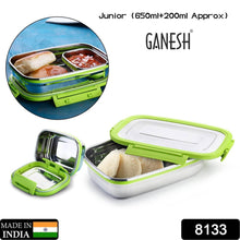 Ganesh Junior Stainless Steel Lunch Pack for Office & School Use - dailyneed.life