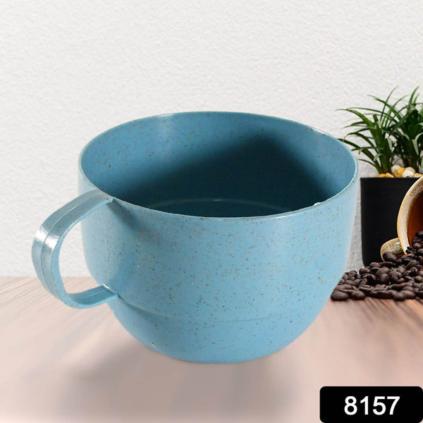 Multipurpose Plastic Water Cup, With Handle, Reusable Cups, Environmental Friendly Festival for Milk Cup, Coffee Cup, Tea Cup, Breakfast Cup, Drinking Mug or Outdoor for Household Gift For Birthday (1 Pc) - dailyneed.life