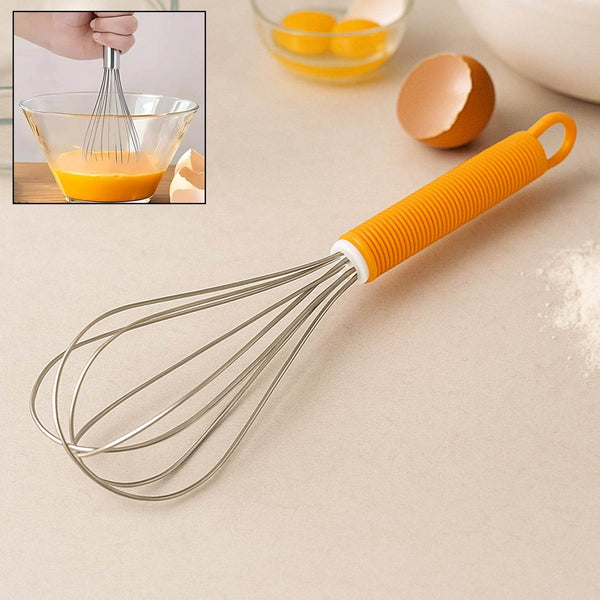 Stainless Steel Manual Whisk – Cream, Flour & Egg Mixer (16 Cm) - dailyneed.life