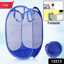 Foldable Collapsible Mesh Laundry Bag Pack Of 1 (Mix Color) - dailyneed.life