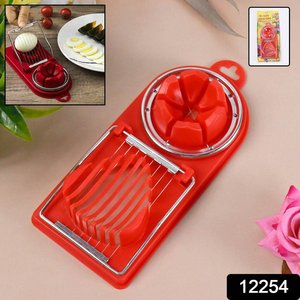 2 In 1 Egg Slicer, Egg Cutter For Hard Boiled Eggs (1 Pc) - dailyneed.life