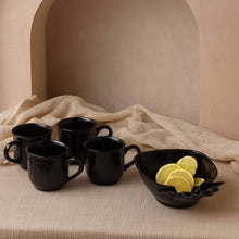 Pine Party Ceramic Tea / cups / Mug Set With Pineapple Shape Serving Bowl Milk Cup, Coffee Cup, Tea Cup, Breakfast Cup, Drinking Mug or Outdoor for Household, Gift for Birthday, Wedding Party (5 Pcs set) - dailyneed.life