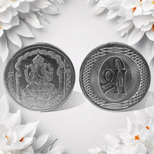 Ganesh Ji, Silver color Coin for Gift & Pooja | Silver Coin | Silver Coin / Diwali Gift (1 Pc / (Metal is not silver) - dailyneed.life