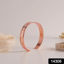 Customized / Personalized Stylish Kada Bracelet (1 Pc / Rose gold Copper) - dailyneed.life