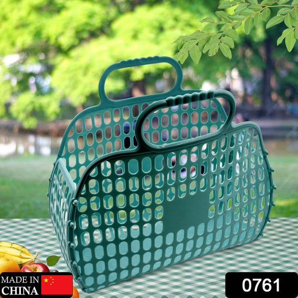 Grocery Vegetable Foldable Smiley Non-Woven Fabric Shopping Bag - dailyneed.life