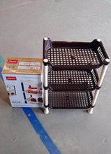 Apex Small Multiuse Plastic Storage Rack Organizer 3-Tier - dailyneed.life