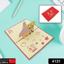 3D -Up Greeting Card (1 Pc): Birthday, Love, Christmas - dailyneed.life