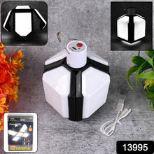 Foldable Camping Light USB Rechargeable LED Lamp with Hanging Hook (1 Pc) - dailyneed.life