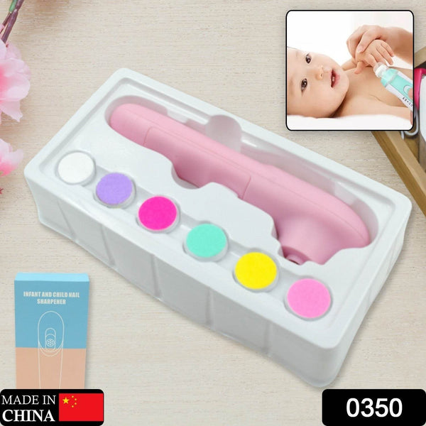 6 in1 Electric Manicure Nail Sharpener for Babies and Children Baby Nail Cutter Manicure with 6 Grinding Heads, Electric Baby Nail File Electric Nail Clipper Toddler Nail Scissors Dropshipping - dailyneed.life