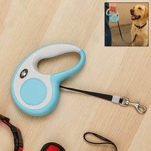 Retractable Dog Leash, Pet Walking Leash with Anti-Slip Handle, Strong Nylon Tape, Tangle-Free, One-Handed One Button Lock & Release, Suitable for Small / Medium Dog Or Cat, 16.5 ft (5 m)  - dailyneed.life