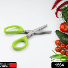 Multifunction Vegetable Stainless Steel Herbs Scissor with 3 Blades - dailyneed.life