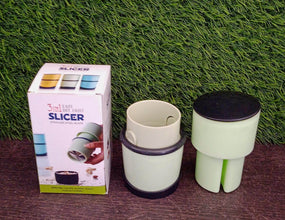 Plastic Dry Fruit and Paper Mill Grinder Slicer - 3-in-1 Blade for Chocolate and Butter, Standard, Multicolor - dailyneed.life