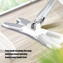 X Shape Mop or Floor Cleaning Hands-Free Squeeze Microfiber Flat Mop System 360° Flexible Head, Wet and Dry mop for Home Kitchen with 1 Super-absorbent Microfiber Pads. - dailyneed.life