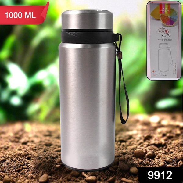 Double-Wall Stainless Steel Vacuum Insulated Bottle (1000ml Approx) - dailyneed.life