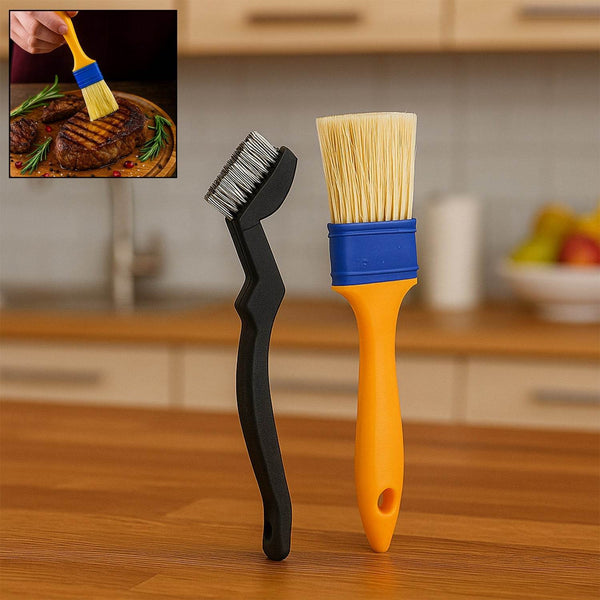 Multifunction Basting Brush – Cooking & Baking Set (2 Pcs) - dailyneed.life