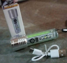 Pattern Flashlight USB Flashlight Rechargeable LED Torch Light (1 Pc) - dailyneed.life