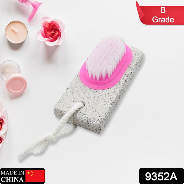 Hand and Foot Brush with pumice stone to Remove Dead Skin & Callus Stone Foot Scrubber Pedicure Brush For Dead Skin - dailyneed.life