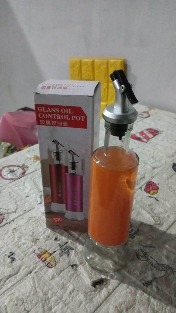 Olive Oil Dispenser – Leakproof Glass Bottle with Non-Drip Spout for Kitchen & Cooking (300 ML) - dailyneed.life