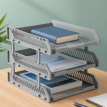 Multifunctional File Rack with Drawers: Desktop Storage for Office Supplies (4/3 Layers) - dailyneed.life