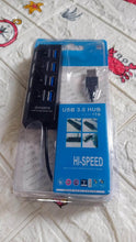 4 Port USB, HUB USB 2.0 HUB Splitter High Speed with On/Off Switch Multi LED Adapter Compatible with Tablet Laptop Computer Notebook - dailyneed.life