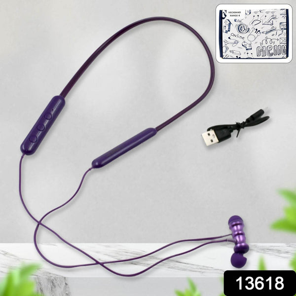 Bluetooth Headphone Neckband Sweat Resistant, Magnetic Earbuds (1 Pc) - dailyneed.life
