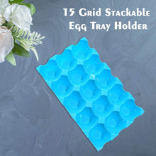 15 Cavity Plastic Egg Tray Egg Trays for Storage with 15 Eggs Holder (4 Pc Set) - dailyneed.life