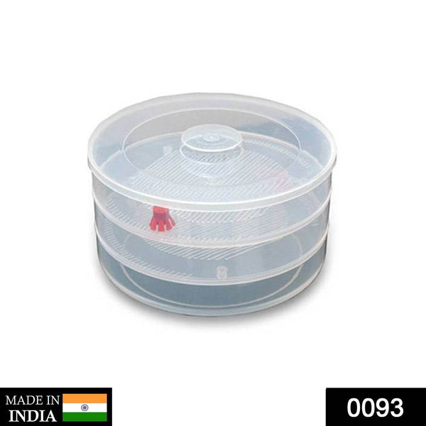 Plastic 3 Compartment Sprout Maker, White - dailyneed.life