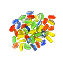 Glass Gem Stone, Flat Round Marbles Pebbles for Vase Fillers, Attractive pebbles for Aquarium Fish Tank. - dailyneed.life