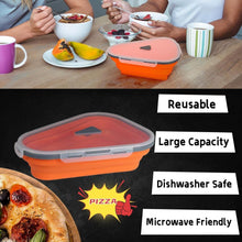 Reusable Expandable Pizza Storage Container with 5 Microwavable Trays – Adjustable for Home & Outdoor Use - dailyneed.life