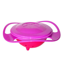 Portable Non Spill Feeding Toddler Gyro Bowl 360 Degree Rotating Dish - dailyneed.life