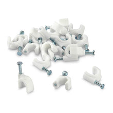 100 Pc 6 MM Cable Clip used in all kinds of wires to make them stuck and holded in walls etc. - dailyneed.life