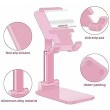 Desktop Cell Phone Stand Phone Holder full 3-Way Adjustable Phone Stand for Desk Height + Angles Perfect As Desk Organizers and Accessories. - dailyneed.life