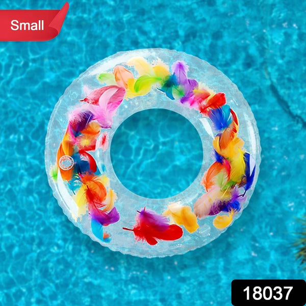 Swim Ring, For children, Conveniently Portable, Feathers, Swimming Ring, For Water Play, For Beaches, Swimming, Summer Vacation (1 Pc) - dailyneed.life
