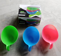 Plastic Rice Bowl / Food Strainer Thick Drain Basket with Handle for Rice, Vegetable & Fruit (set of 3pcs) - dailyneed.life