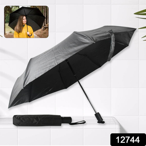 2 Fold Manual Umbrella – Wind, Sun & Rainproof with Steel Shaft & Wrist Strap - dailyneed.life