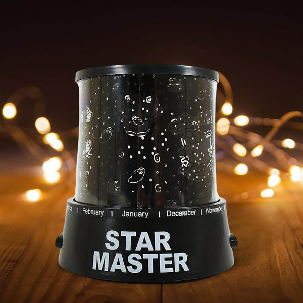 LED Projector Night Light Amazing Lamp, 3 Battery operated lamps, Rotation With the music Function, Master for Kids Bedroom Home Decoration Night Romantic Gift (Battery Not Included / 1 pc) - dailyneed.life