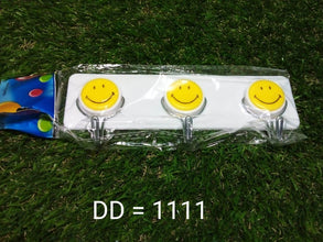 Self Adhesive Smiley Face Wall Hooks (Pack of 3) - dailyneed.life
