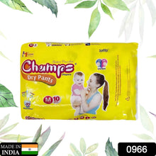 Travel Must-Have: Champs Medium Diaper Pants (10 Pcs) - Leakproof - dailyneed.life