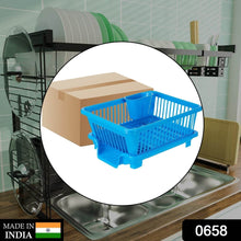 Plastic Sink Dish Drainer Drying Rack (With Brown Box) ( MOQ :- 6 Pc) - dailyneed.life