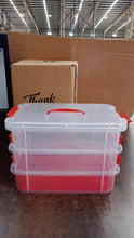 3-Layer Multi-Purpose Transparent Plastic Storage Carry Box with Handle - dailyneed.life