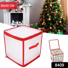 Storage Box Transparent PVC Zipper Sealed Lasting Sock Organizer with Compartment (30×30 CM / Inside Cardboard sheet) - dailyneed.life