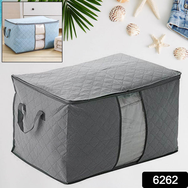 Premium Quilted Foldable Storage Bag with Transparent Window - dailyneed.life