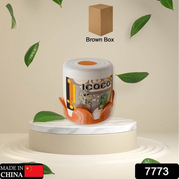 Plastic Round Tissue Box For Toilet Tissue Case Paper Box Plaid Skid Resistance Napkin Box Tissue Paper Holder, Tissue Box Cover Tissue Holder For Home (1 Pc) - dailyneed.life