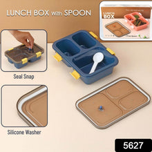 Plastic Lunch Box for Kids, Lunch Box for Kids 3 Compartment Insulated Lunch Box Tiffin Box for Boys, Girls, School & Office Men (3 Compartment Lunch Box) - dailyneed.life