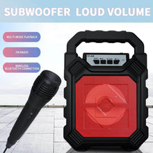Wireless Bluetooth Portable Boom Box Subwoofer Support Mic Input Outdoor Speaker 5 W Bluetooth Speaker - dailyneed.life