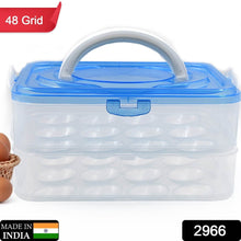 Double Layer Premium 48 Grid Egg Storage Box for Egg Storage Container - dailyneed.life